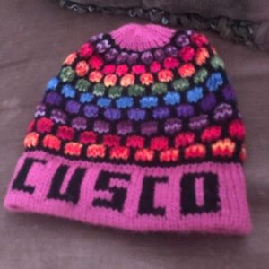 4-sale Cusco (Peru) Rainbow Knit Beanie- 650 $15 or $12 w/offer